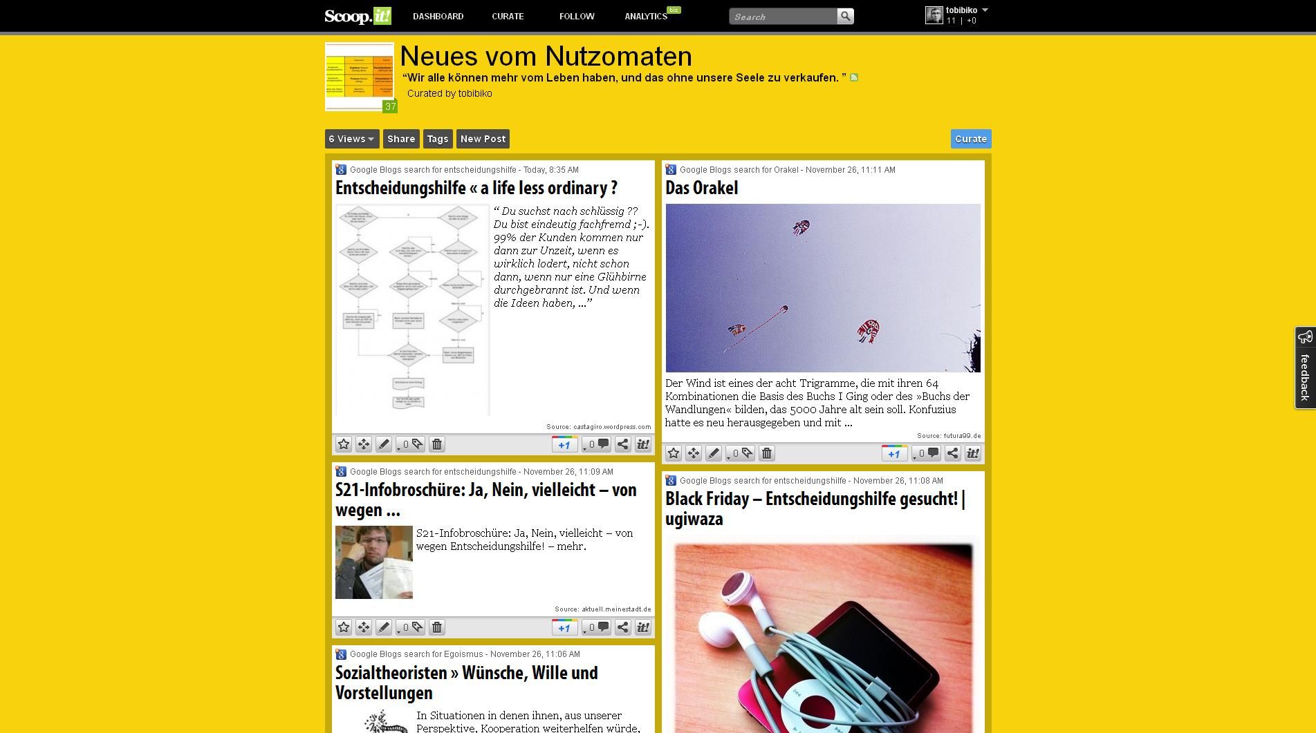 Neues Online-Magazin: Neues vom Nutzomaten